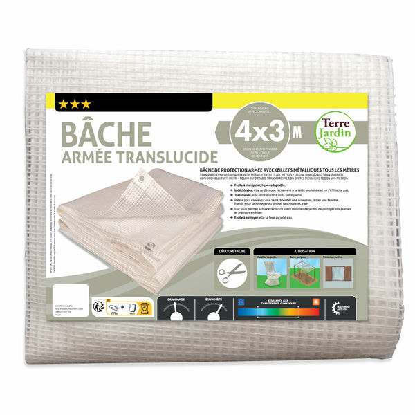 BÂCHE DE PROTECTION ARMÉE TRANSLUCIDE (6)