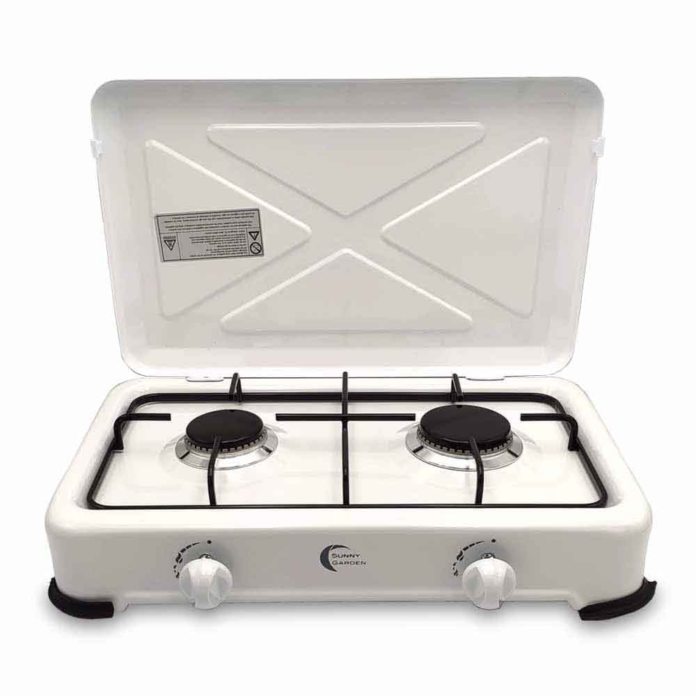 BACOENG Réchaud à gaz 2 feux avec pieds amovibles, Rechaud gaz d'extérieur Avec tuyau de gaz de 1.5 m et régulateur de pression de gaz de 50 mbar BACOENG Réchaud à gaz 2 feux avec pieds amovibles, Rechaud gaz d'extérieur Avec tuyau de gaz de 1.5 m et régulateur de pression de gaz de 50 mbar