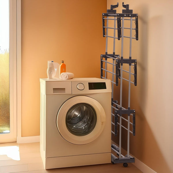 SÉCHOIR DRY FOLD AVEC 20 PINCES INOX (8)