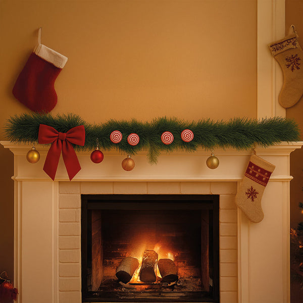 GUIRLANDE VERTE 200X6X5M BOA LONGUE (2)