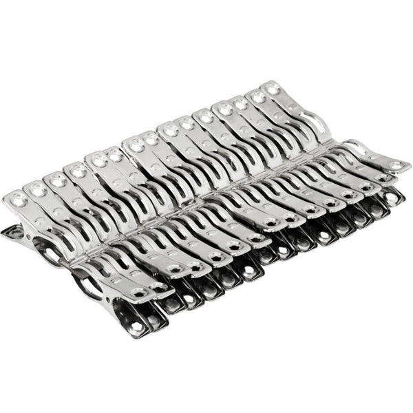 LOT DE 30 PINCES A LINGE INOX 5,7xØ1,3CM (1)