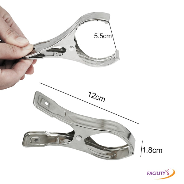 LOT DE 12 PINCES A LINGE INOX 12xØ3,5CM (3)