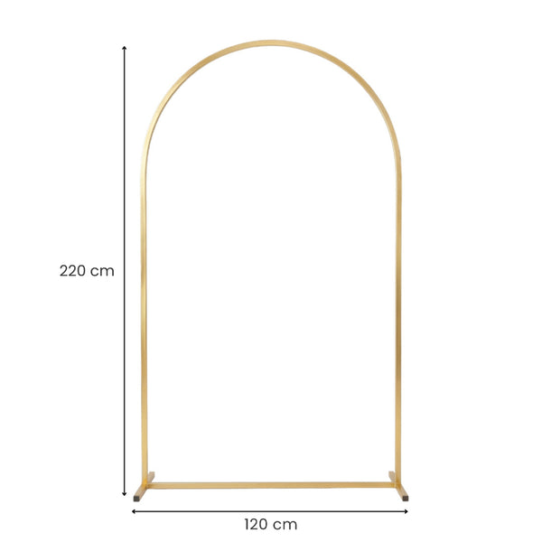 ARCHE DE MARIAGE 220x120 CM METAL OR (3)