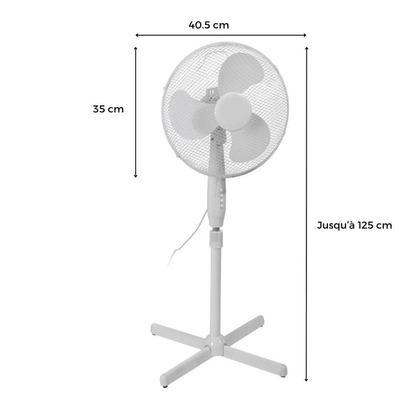 VENTILATEUR SUR PIED BLANC (3)