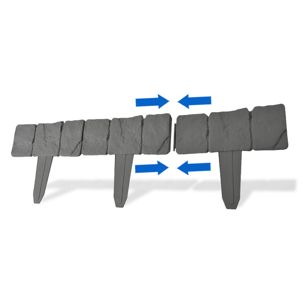 BORDURETTES IMITATION PIERRE, Lot de 10 (2)