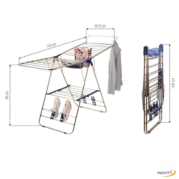 SÉCHOIR À LINGE PLIABLE (2)