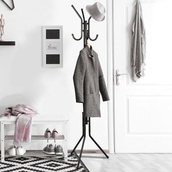 PORTE-MANTEAU MÉTAL NOIR (2)