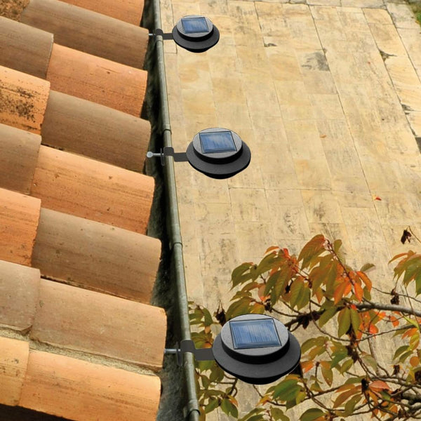 LAMPE SOLAIRE DE GOUTTIÈRE X3 (4)