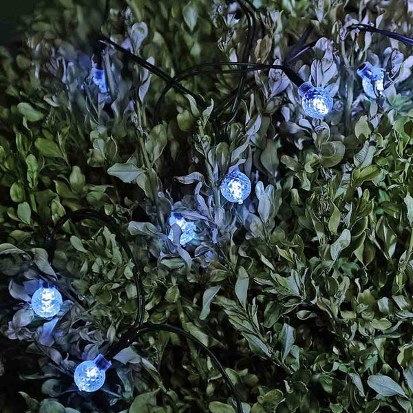 GUIRLANDE SOLAIRE BOULES GIVRÉES (4)