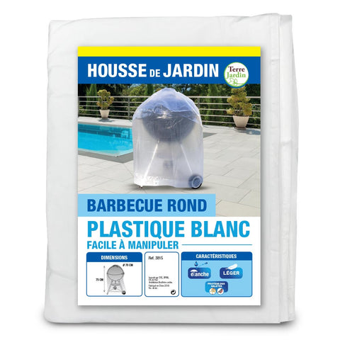 HOUSSE BARBECUE ROND PLASTIQUE BLANC (1)