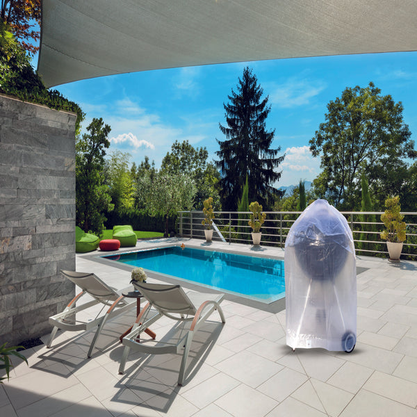 HOUSSE BARBECUE ROND PLASTIQUE BLANC (2)