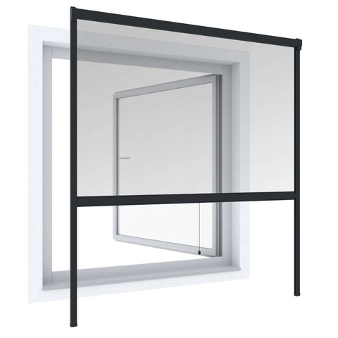 STORE MOUSTIQUAIRE AJUSTABLE 130 X 160 CM (1) & STORE MOUSTIQUAIRE 130 X 160 CM ALU GRIS