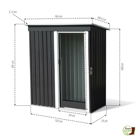 ABRI DE JARDIN 1.13 M² (1)