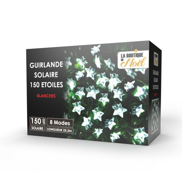 GUIRLANDE SOLAIRE ÉTOILES LED (2)