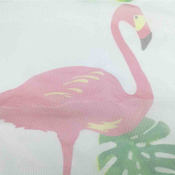 MOUSTIQUAIRE AIMANTÉE IMPRIMÉE FLAMANT ROSE (2)