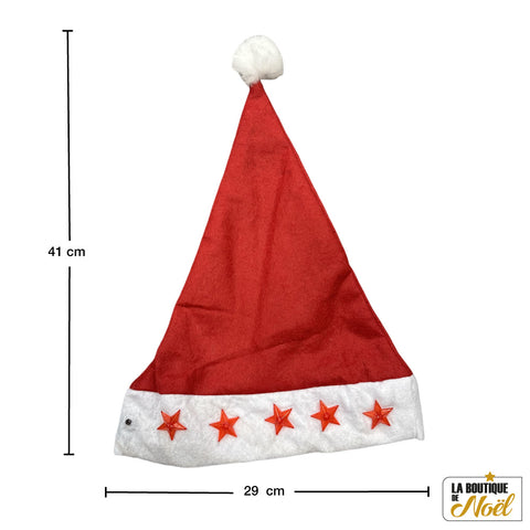 BONNET DE NOËL CLIGNOTANT (1)