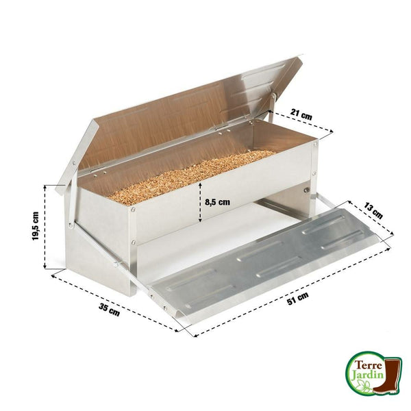 MANGEOIRE À POULES À PÉDALE (2)