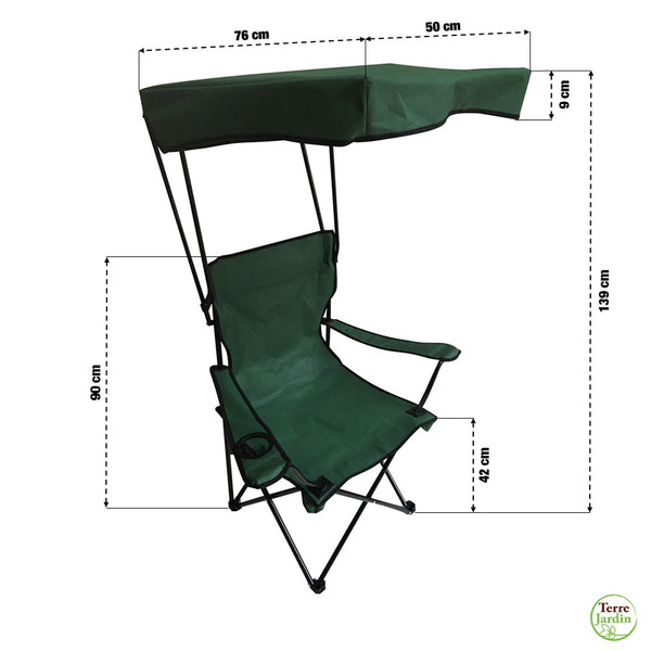 FAUTEUIL PLIANT PARE-SOLEIL (6)