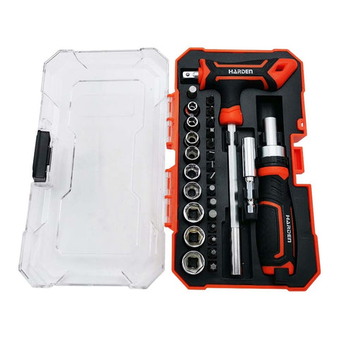 COFFRET TOURNEVIS À CLIQUET ET EMBOUTS (1)