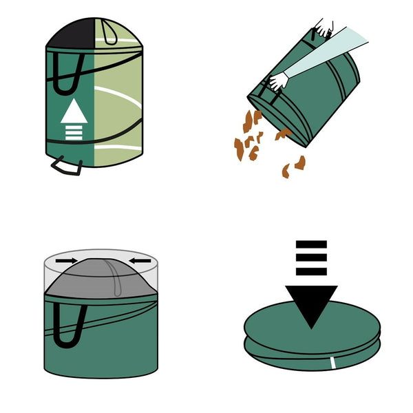 SACS AUTOPORTANTS 100 L - LOT DE 3 (3)