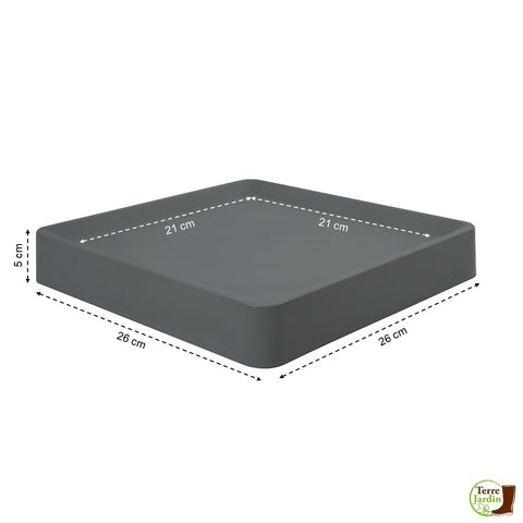 SUPPORT ROULANT POUR PLANTES CARRÉ (1)