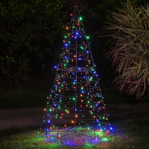 SAPIN LED SOLAIRE MULTICOLORE (1)