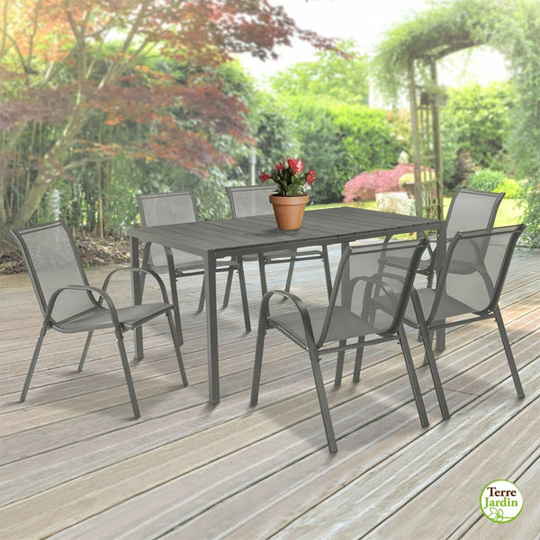 CHAISES TEXTILÈNE EMPILABLES X6 (10)