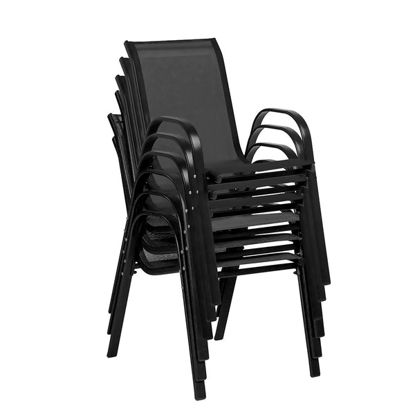 CHAISES TEXTILÈNE EMPILABLES X6 (3)