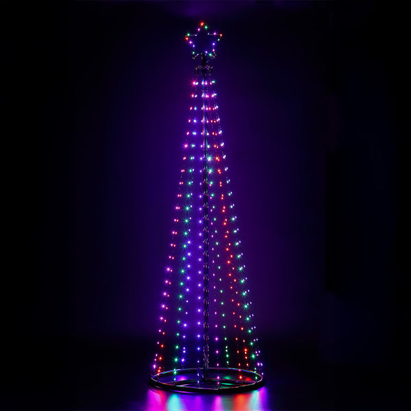 SAPIN ÉLECTRIQUE LED MULTICOLORE (4)