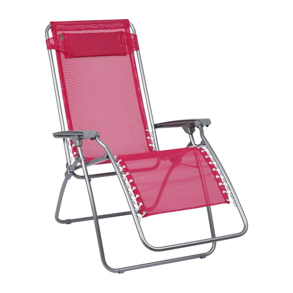 FAUTEUIL TRANSAT TEXTILÈNE ROUGE