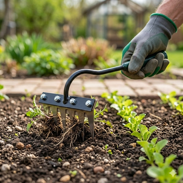 RATEAU DE DESHERBAGE 6 DENTS (4)