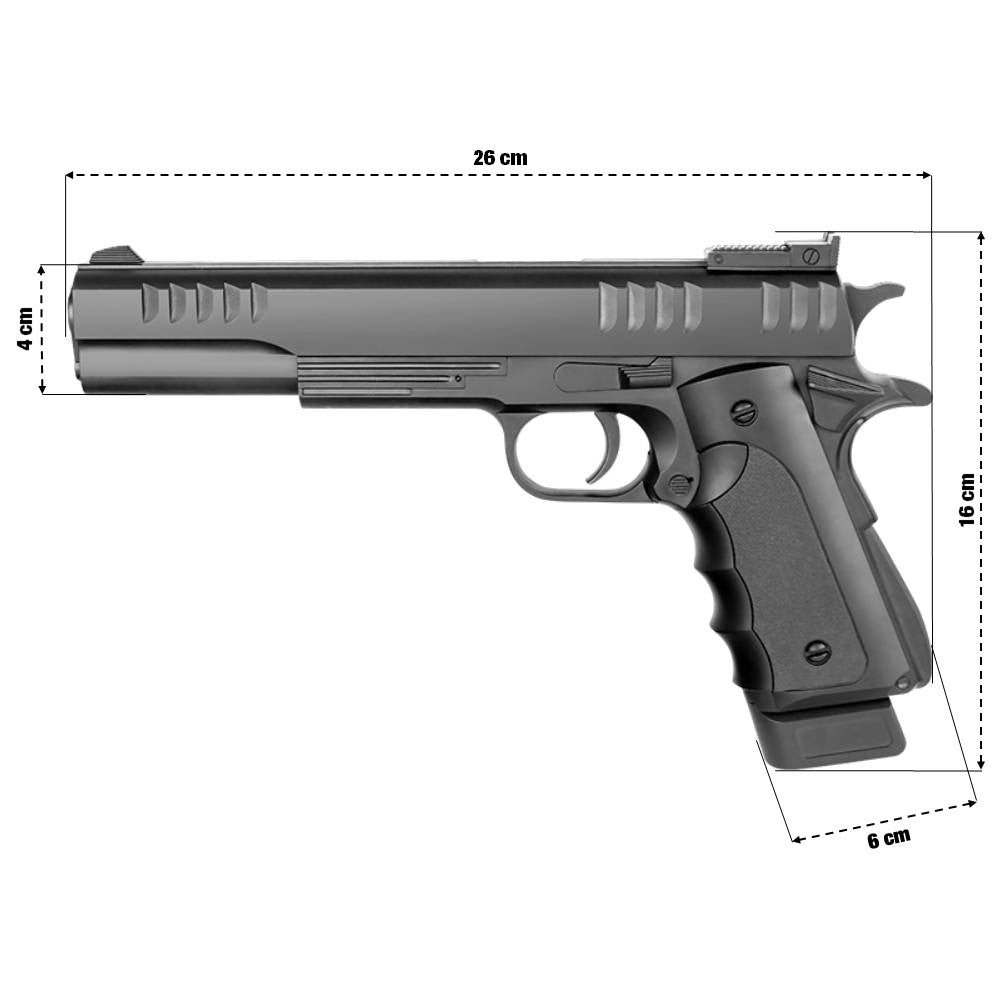 pistolet a billes metal 51047 51047 :  : Vente de pistolet à bille,  airsoft ,softair,pistolets a billes ,airsoft gun