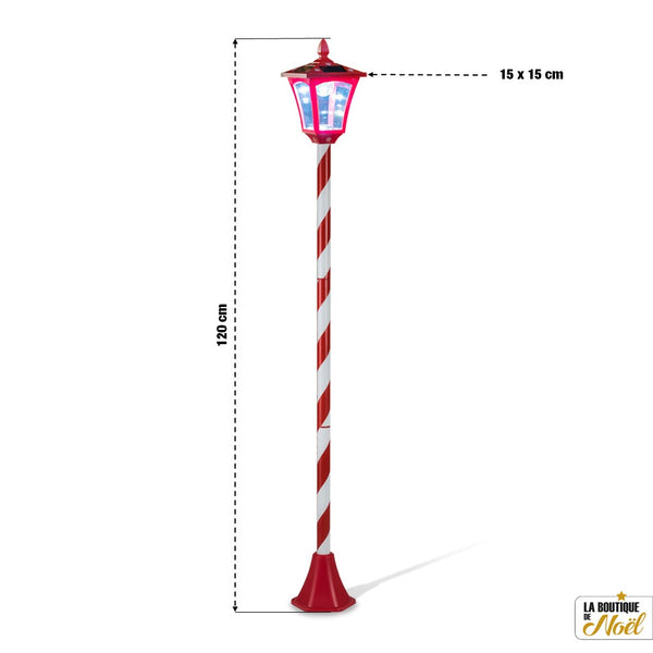 LAMPADAIRE SOLAIRE NOËL 1,2M (1)