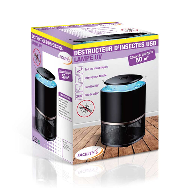 DESTRUCTEUR D'INSECTES LAMPE UV USB (8)