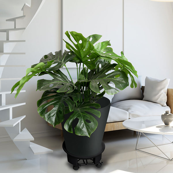 SUPPORT ROULANT POUR PLANTES Ø 22 CM AVEC RÉCUPÉRATEUR D'EAU (6)