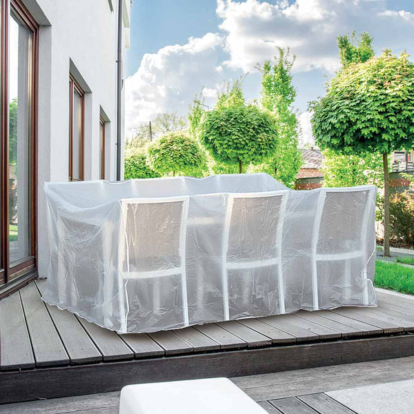 HOUSSE DE TABLE RECTANGLE BLANCHE (3)
