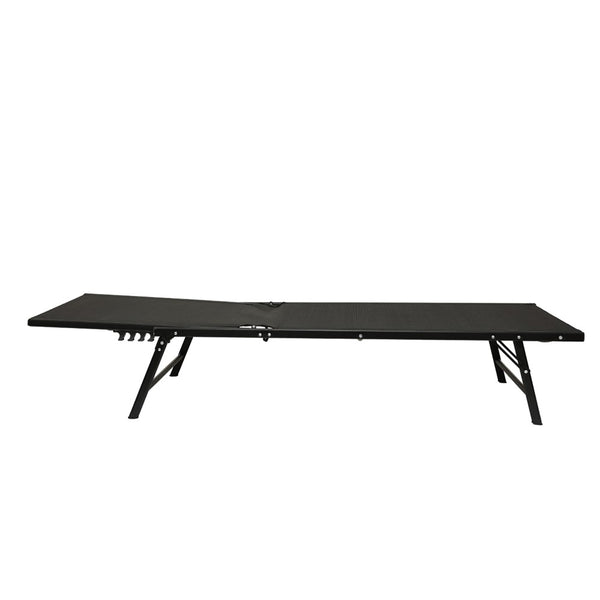 CHAISE LONGUE PLIABLE TEXTILENE NOIRE (1)