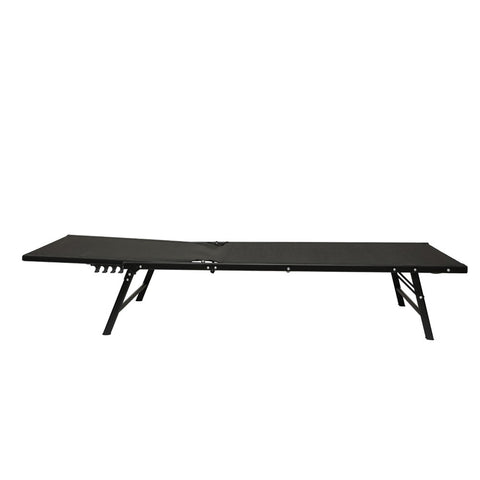 CHAISE LONGUE PLIABLE TEXTILENE NOIRE (1)