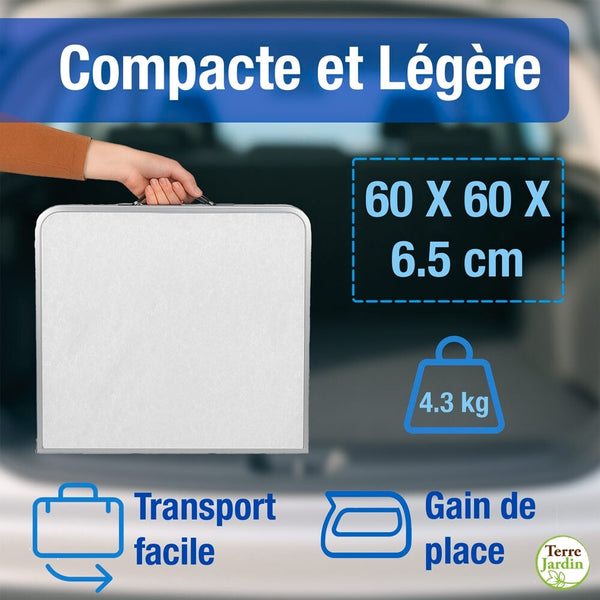 TABLE DE CAMPING PLIABLE AVEC 4 TABOURETS (6)