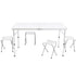 TABLE DE CAMPING PLIABLE AVEC 4 TABOURETS
