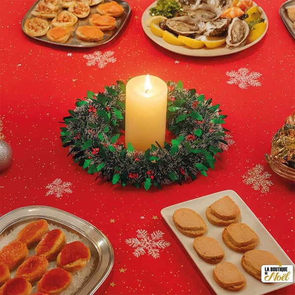 COURONNE DE L'AVENT GUIRLANDE 48CM (7)