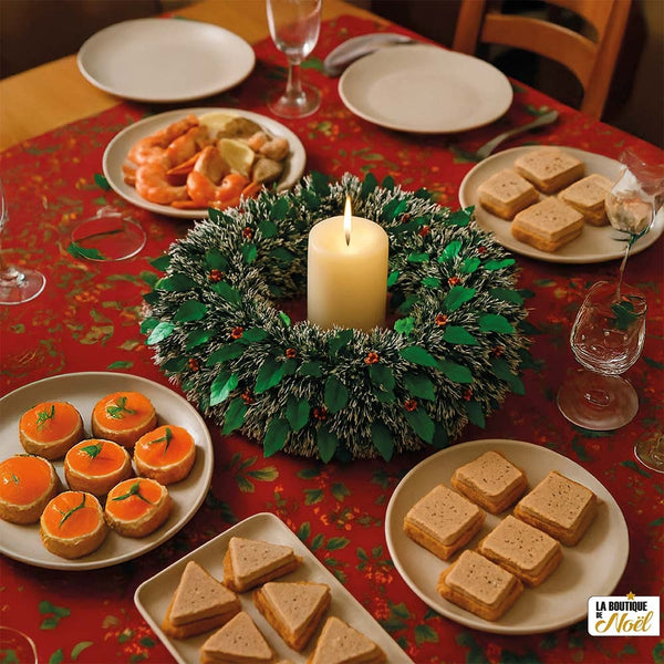 COURONNE DE L'AVENT GUIRLANDE 48CM (5)