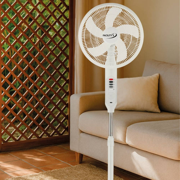 VENTILATEUR SUR PIED 2EN1 SOLAIRE ET ELECTRIQUE DIAM 41CM (6)