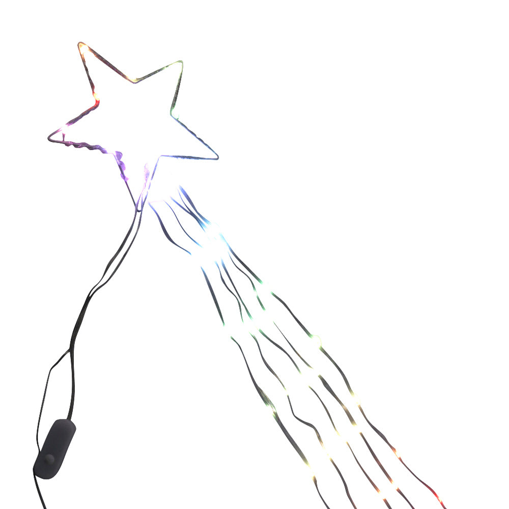 ETOILE FILANTE LUMINEUSE ELECTRIQUE 85LED RVB AVEC TELECOMMANDE