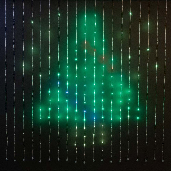 RIDEAU  LUMINEUX RGB 400 LED 2X2M AVEC APPLICATION MOBILE (6)