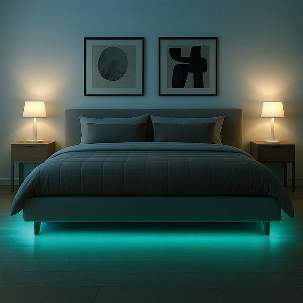 RUBAN LUMINEUX ELECTRIQUE 3M  90 LED MULTICOULEUR AVEC CONTROLEUR (3)