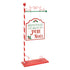 PANCARTE METAL BIENVENUE CHEZ LE PERE NOEL H105,5