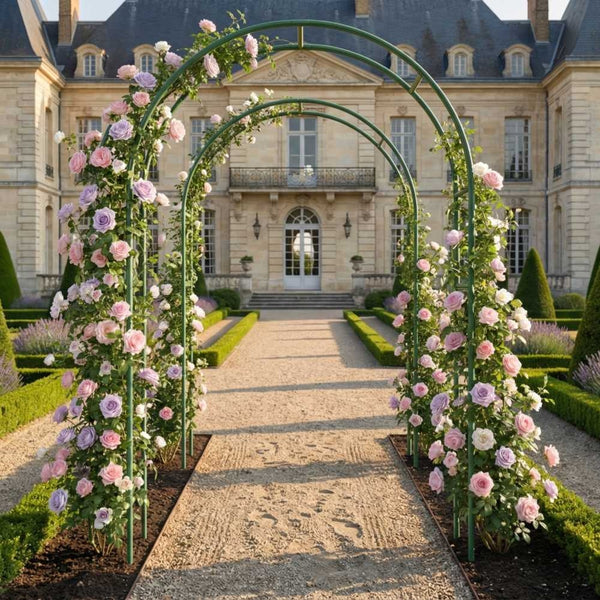 ARCHE DE JARDIN 240x140CM VERT LOT DE 2 (4)