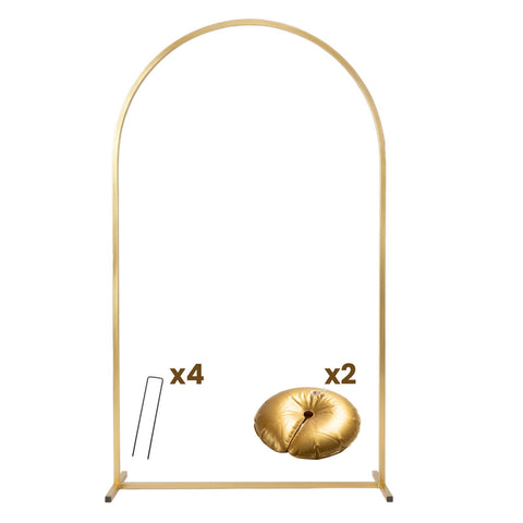 ARCHE DE MARIAGE 220x120 CM METAL OR (1)