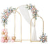 ARCHES DE MARIAGE METAL OR  HAUTEURS 220 180 140 CM X3